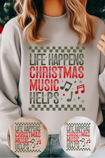 Christmas Music Helps Sweatshirt