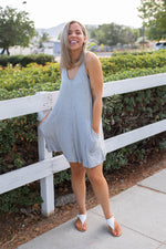 Heart & Soul Tank Tunic in Heather Grey