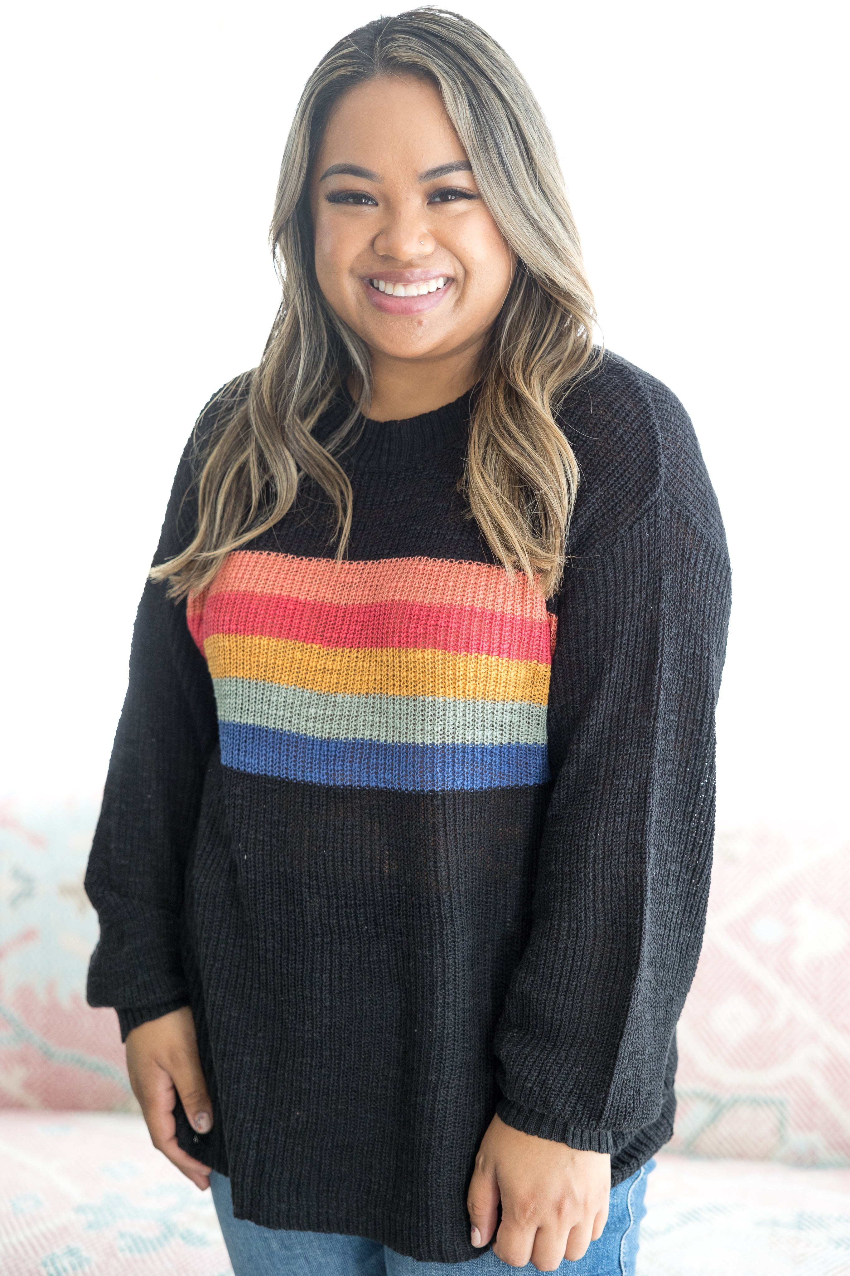 Midnight Rainbow Pullover