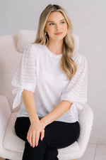 Duchess Tie Sleeve Top