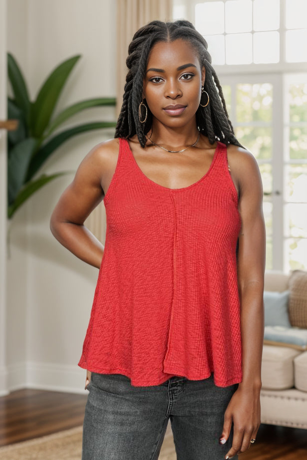 Cardinal Rule Sleeveless Top