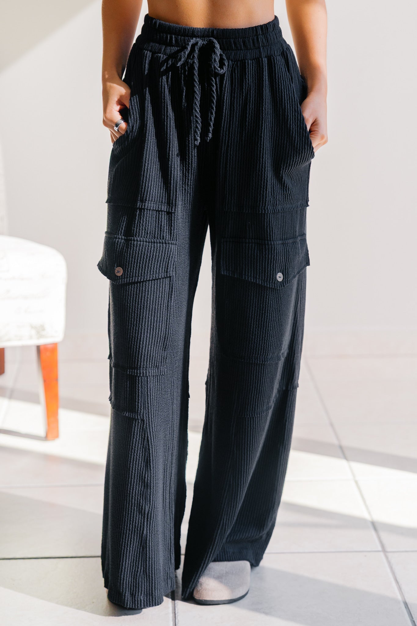 Ebb & Flow Knit Cargos