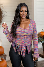 Fringed Beauty - Pullover