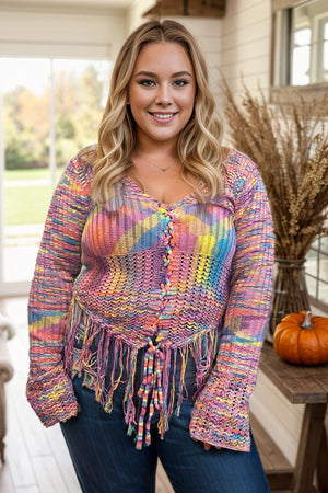 Fringed Beauty - Pullover