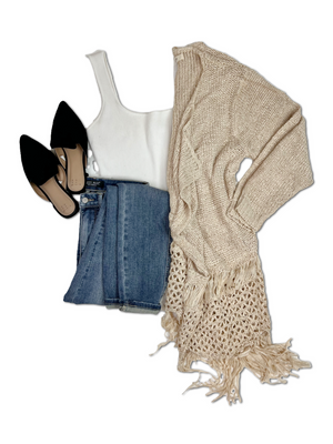 Fringed Life - Cardigan