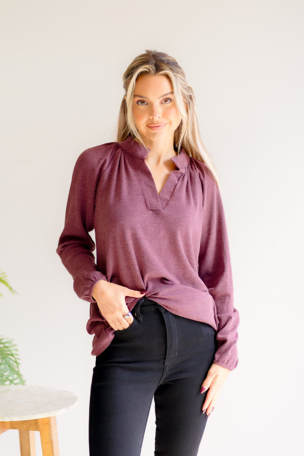 Mulberry Moon Thermal Top