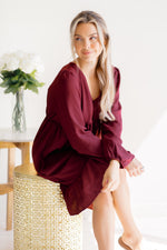 Burgundy Bliss Dress