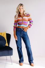 Enchanted Hues Crop Sweater