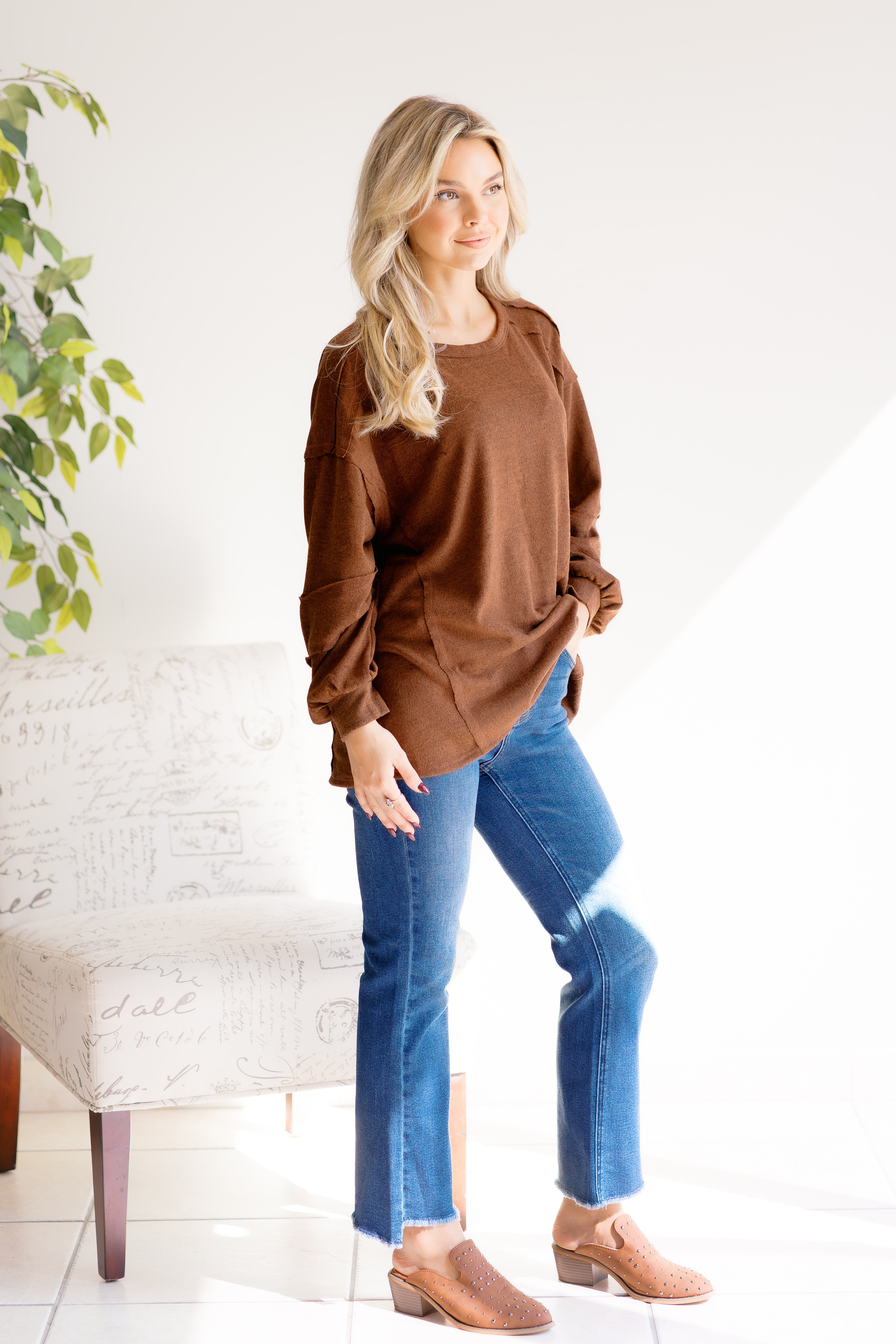Chestnut Charm Pullover