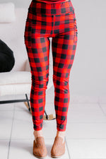 Winter Hearth Plaid Leggings