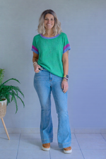 Meadowline Colorblock Top