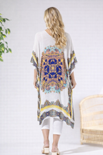 Wildflower Watercolor Kimono