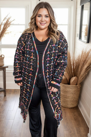 Neon Wonders - Fringed Cardigan