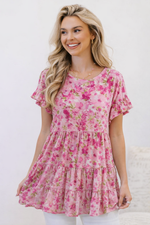 Petalfall Ruffle Top