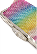 Rainbow Bright Rhinestone Clutch